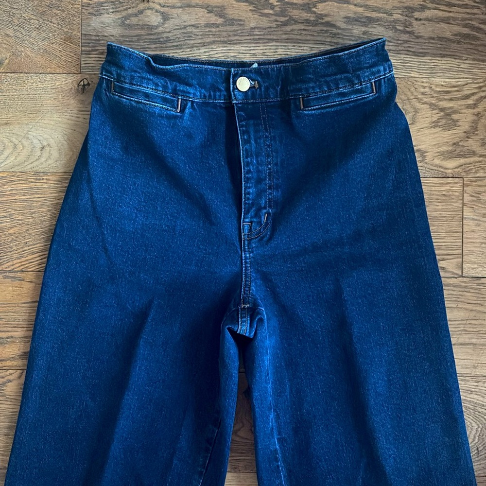 Madewell Emmet Wide Leg Jean lefferts wash 27 TALL